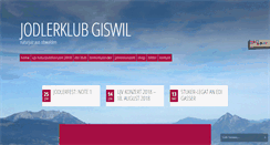 Desktop Screenshot of jodlerklubgiswil.ch